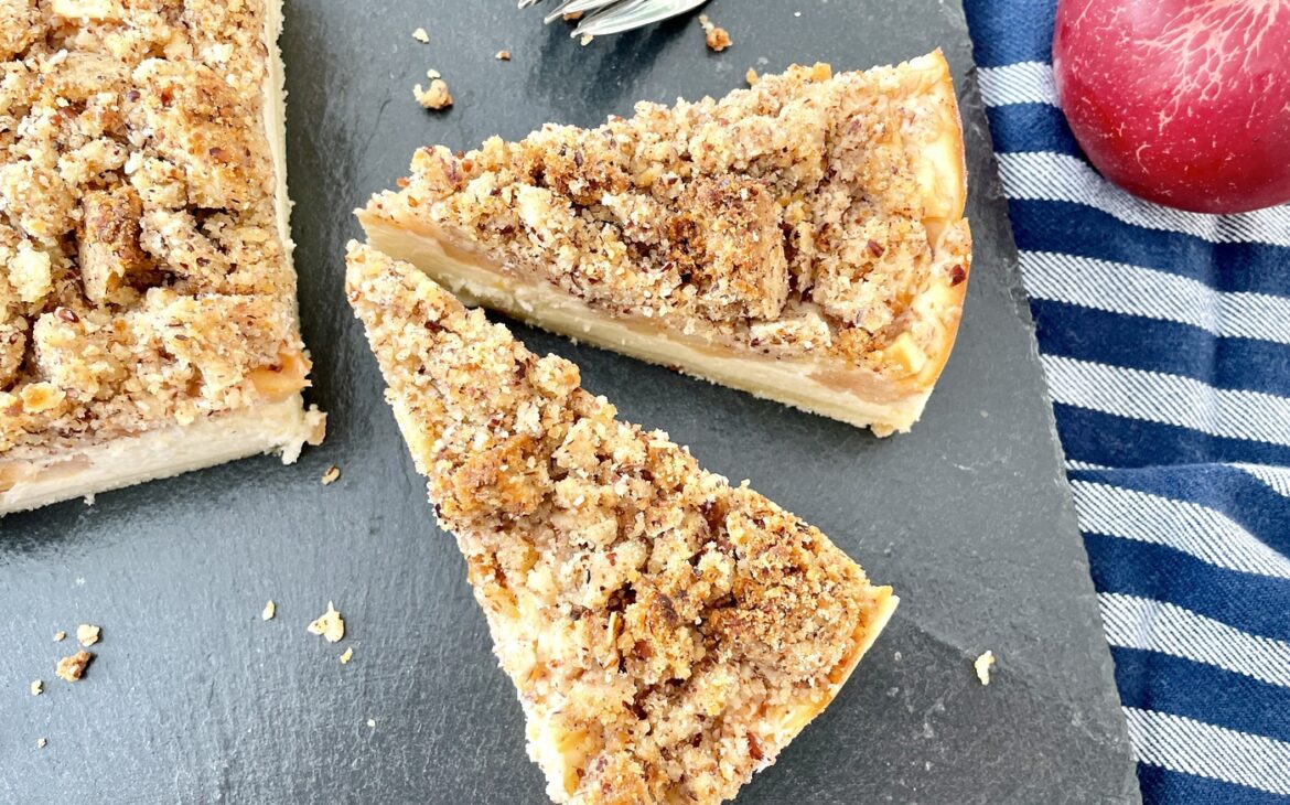 Apfelkuchen mit Streusel 1 1170x730 - Apfelkuchen mit Streusel