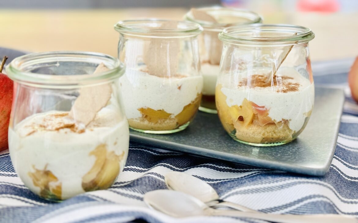 Apfeltiramisu 7 1170x730 - Apfeltiramisu - Leckeres Herbstdessert
