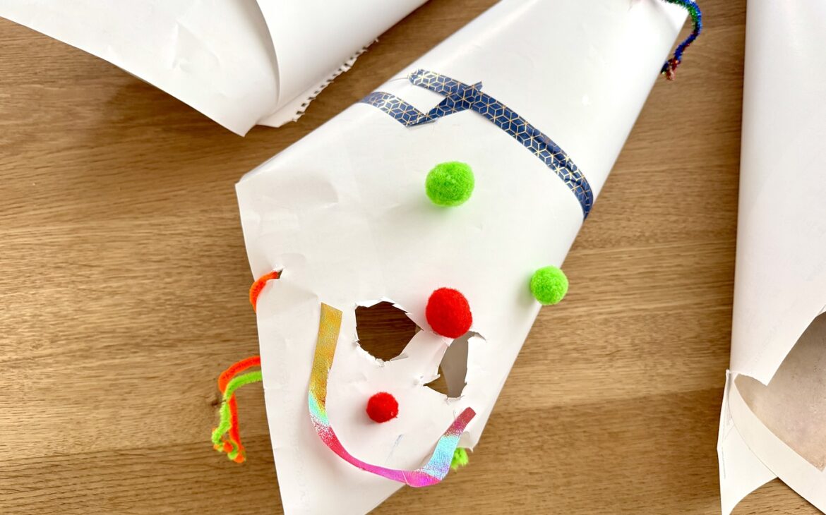 Bunte Faschingshüte basteln mit Kindern Faschingshuete Kinder basteln 2 1170x730 - Bunte Faschingshüte basteln mit Kindern