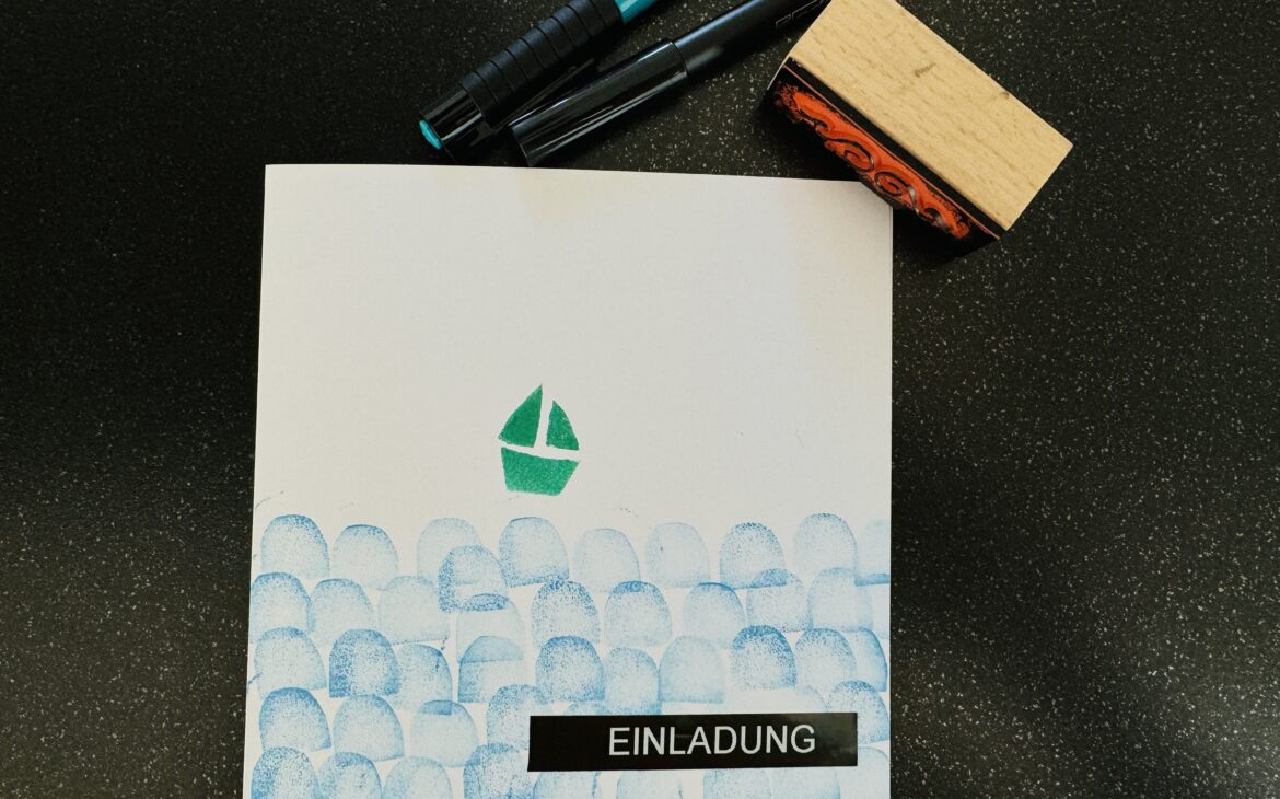 Einladung Kommunion basteln 7 1170x730 - Einladung zur Kommunion basteln