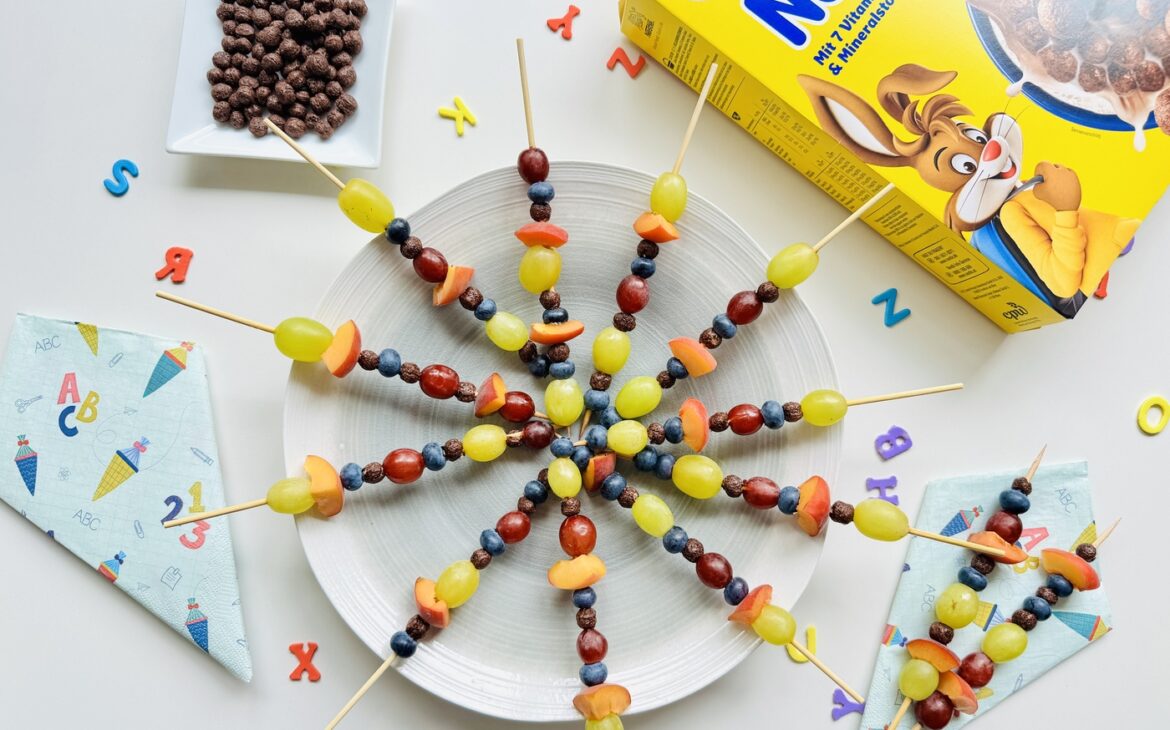 Schulanfang Fingerfood Obstspiesse 3 1170x730 - Essen zum Schulanfang: Kreative Fingerfood-Idee zur Einschulung