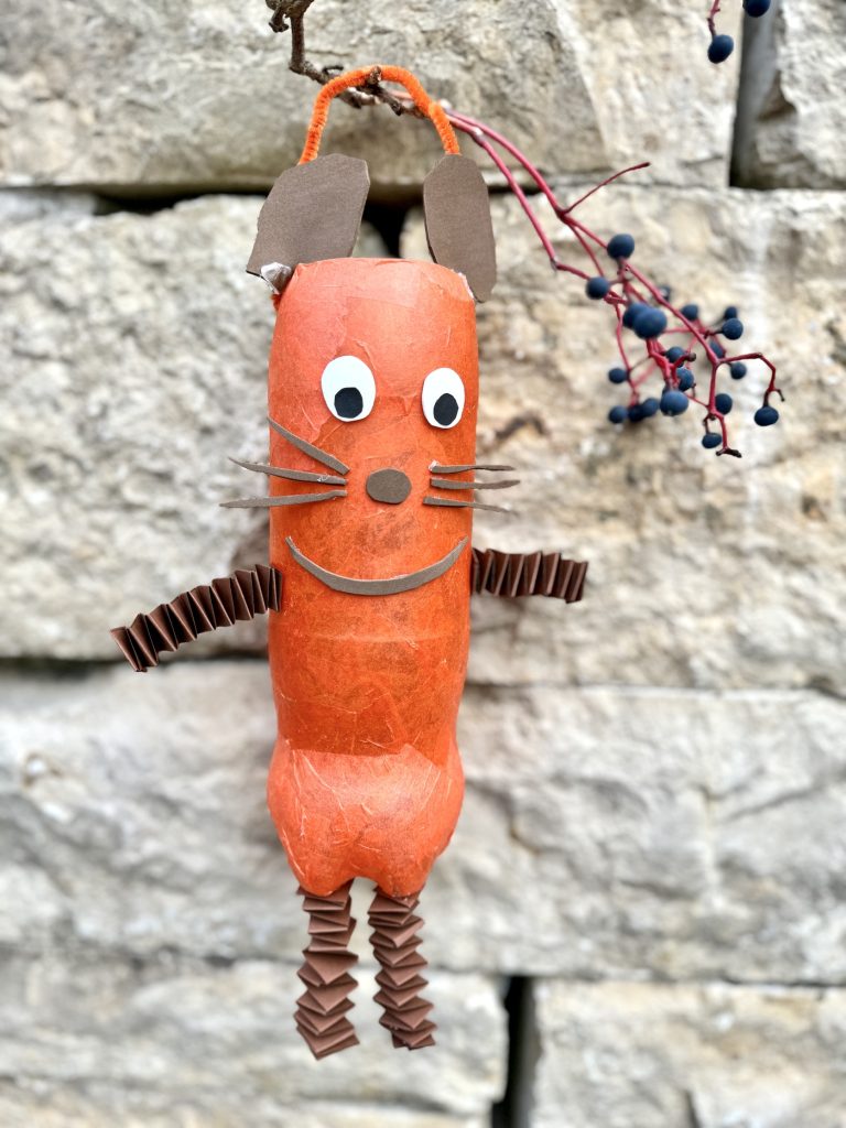 Maus-Laterne basteln