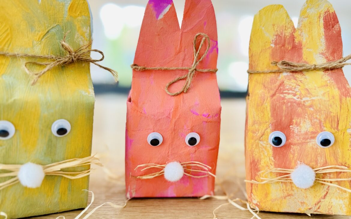 Tetrapak Osterhasten basteln mit Kindern Ostern 8 1170x730 - Osterhasen aus Tetrapak: Bastelidee für Ostern mit Kindern