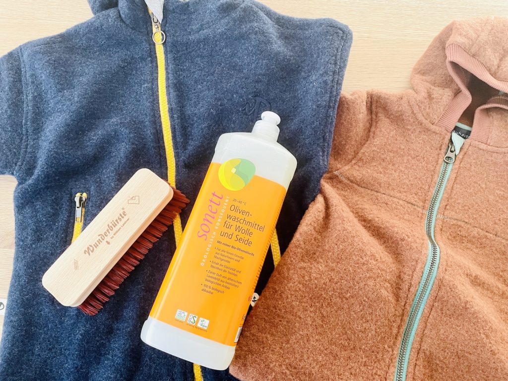 Pflege von Wollkleidung für Kinder