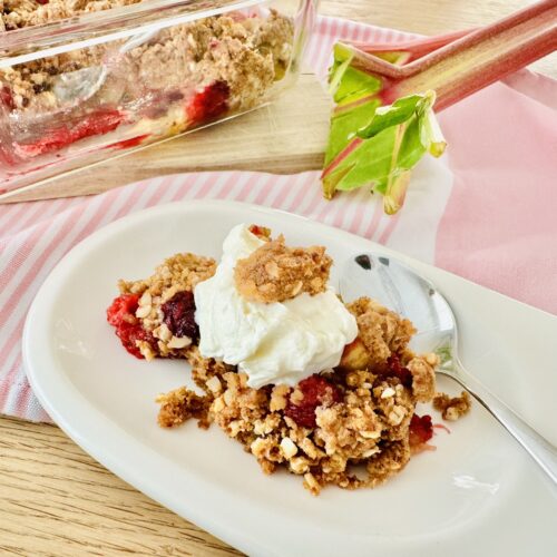 Rhabarber Crumble 6 500x500 - Rhabarber-Crumble