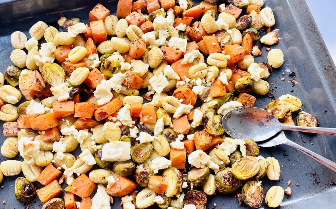 Rezept Rosenkohl Gnocchi vom Blech 3 1170x730 - Rosenkohl Gnocchi vom Blech