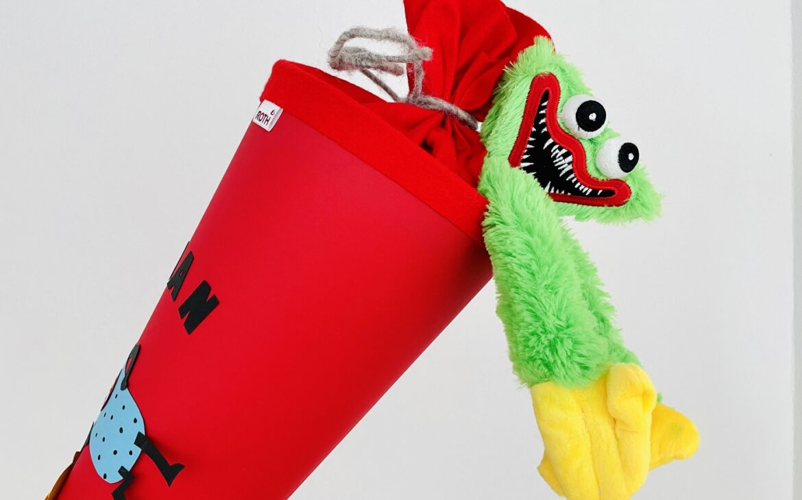 Schultuete Monster 1 1170x730 - Schultüte Monster basteln
