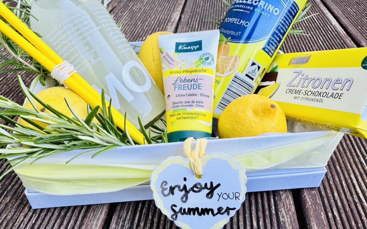 Sommergeschenk unter 10 Euro: DIY-Zitronengeschenk für heiße Tage Sommergeschenk Zitronen 6 1170x730 - Sommergeschenk unter 10 Euro: DIY-Zitronengeschenk für heiße Tage