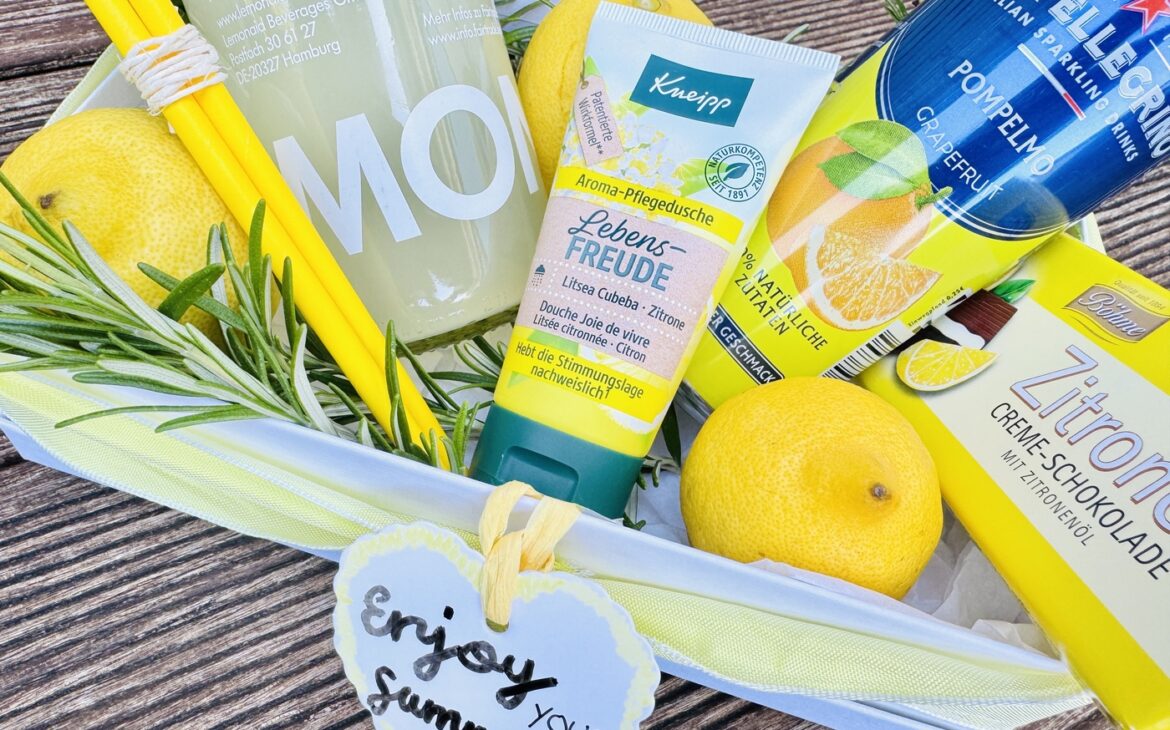 Sommergeschenk unter 10 Euro: DIY-Zitronengeschenk für heiße Tage Sommergeschenk Zitronen 5 1170x730 - Sommergeschenk unter 10 Euro: DIY-Zitronengeschenk für heiße Tage