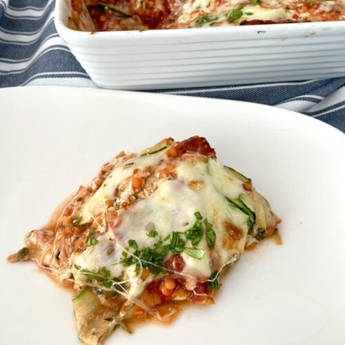 Zucchini Lasagne mit Linsen 6 500x500 - Zucchini-Lasagne mit Linsen