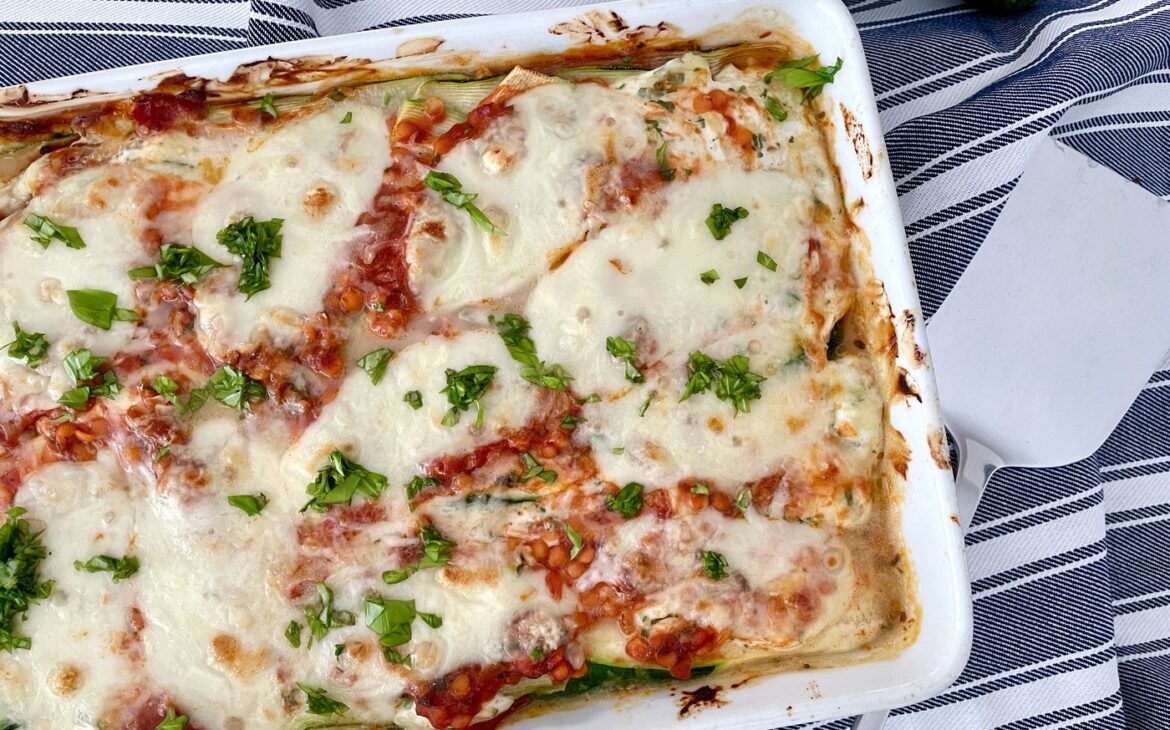 Zucchini Lasagne mit Linsen 5 1170x730 - Zucchini-Lasagne mit Linsen